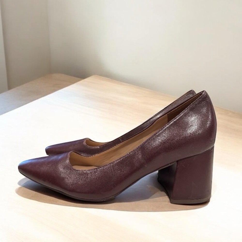Naturalizer Dark Brown/Burgundy Heels
